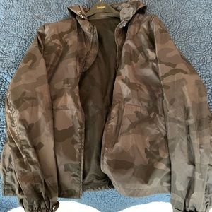 Valentino Windbreaker Black and Gray / Large